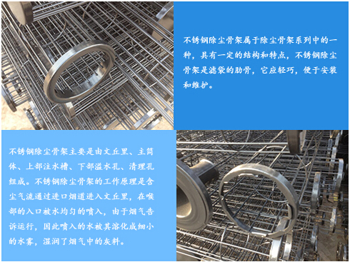 不銹鋼除塵骨架1